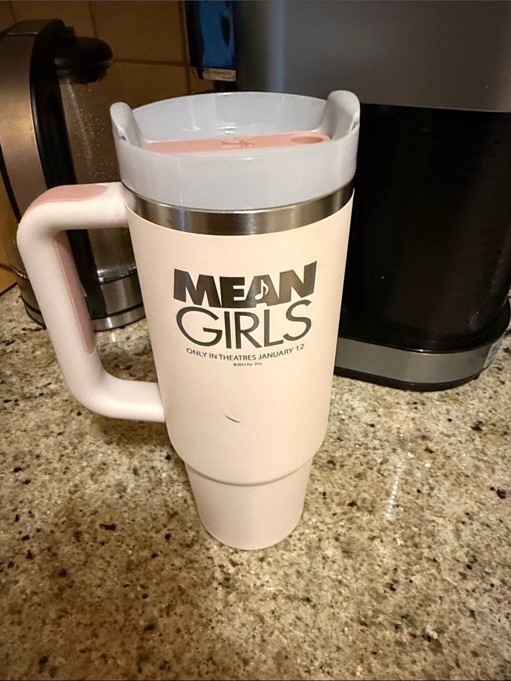 Pink Travel Mug — Mean Girls Stanley